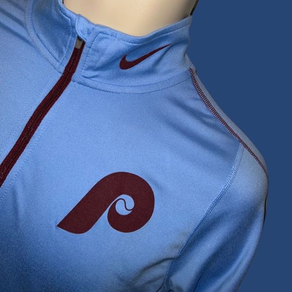 ⚾️ Nike Philadelphia Phillies 80s Cooperstown Collection Rewind Jacket Large - Picture 1 of 6